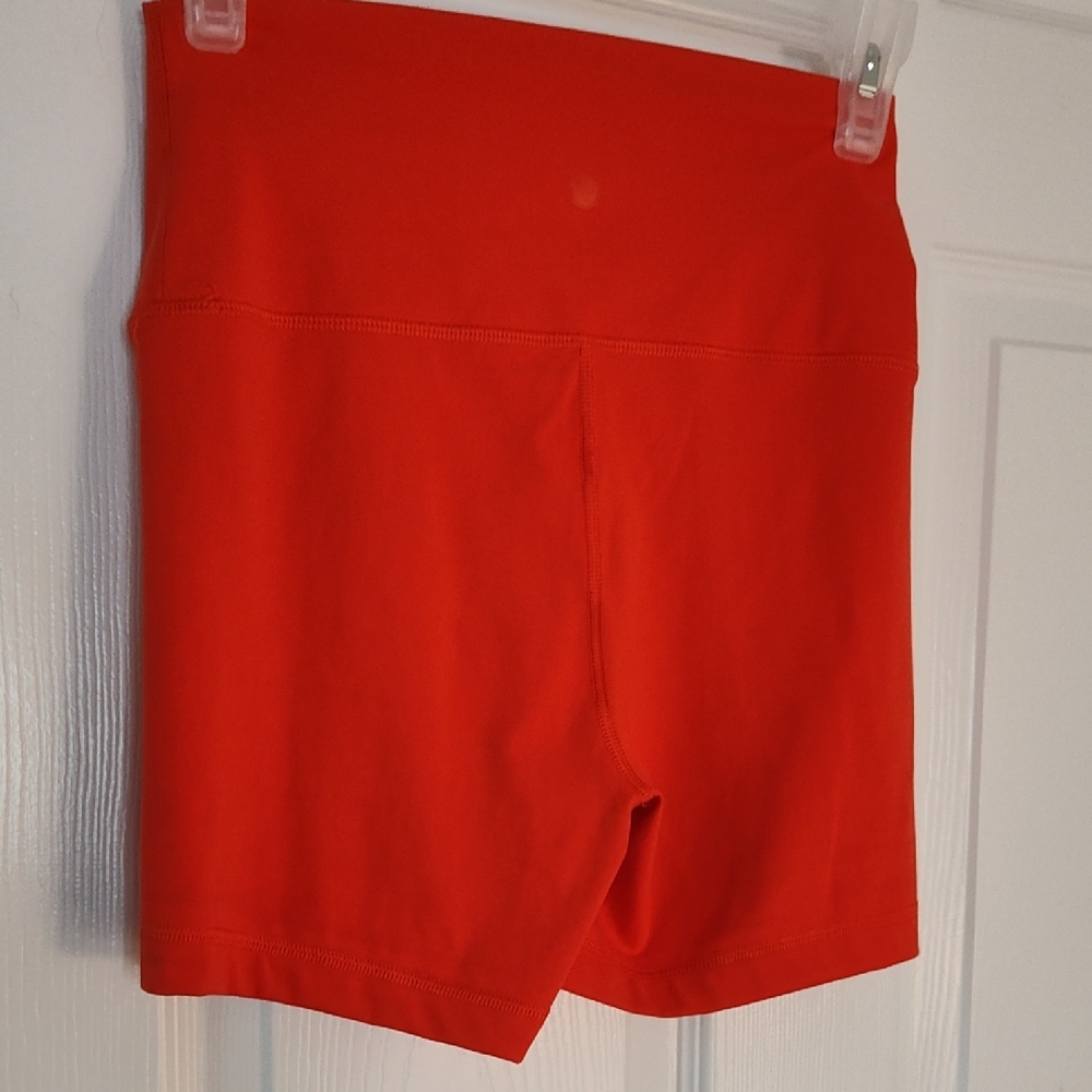 Yogalicious Bright Orange Workout Shorts - Picture 3 of 3